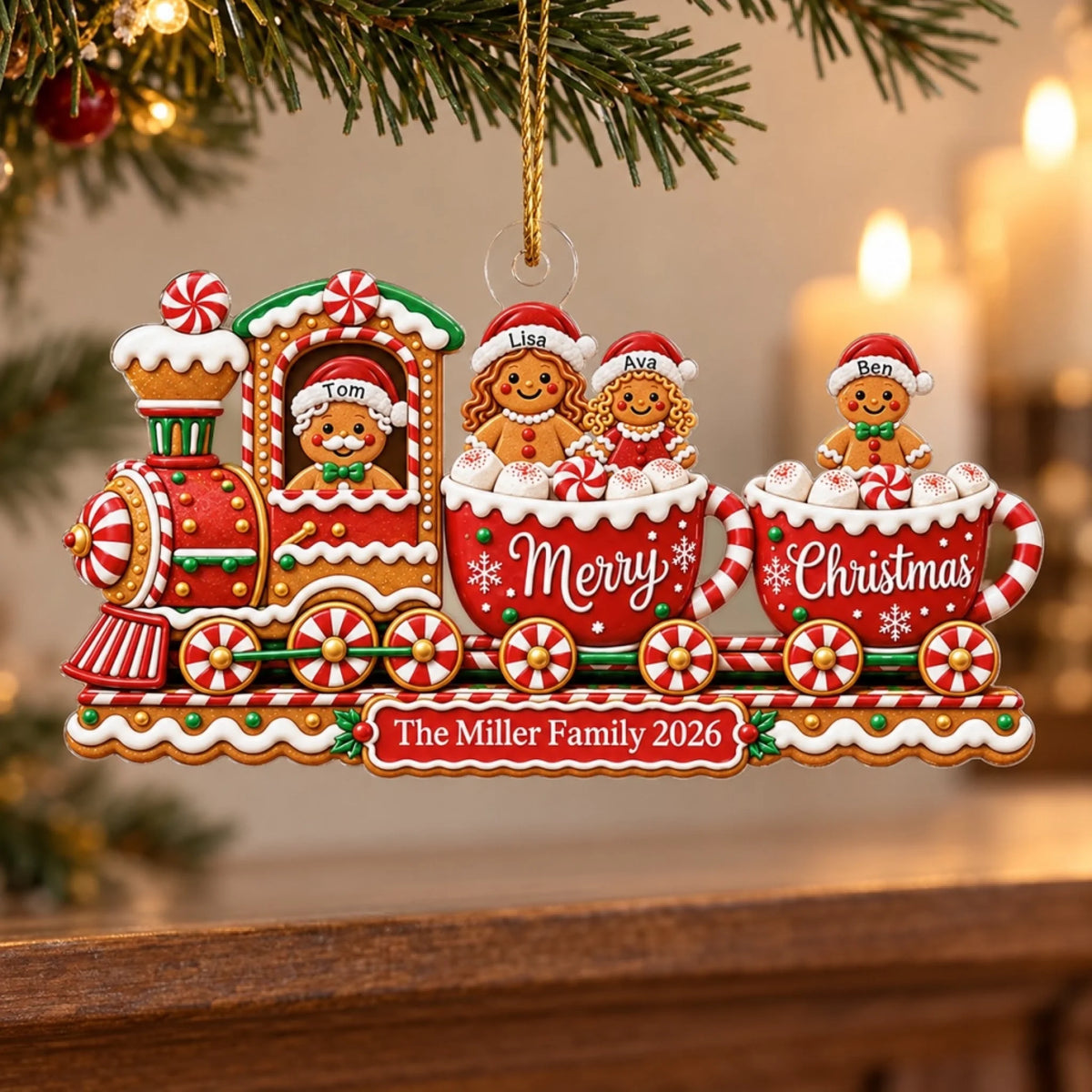 Gingerbread train family ornament mock-03-miller-4-nguoi